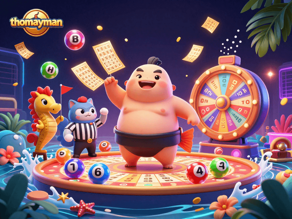 Experience thrilling jackpot gaming action at thomayman with vibrant visuals and exciting characters.