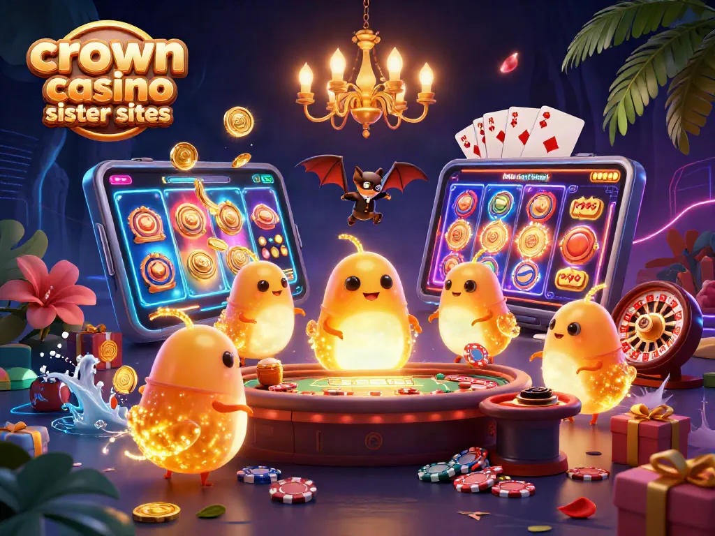 Experience the charm of crown coins casino sister sites with vibrant slot games and glowing animations.