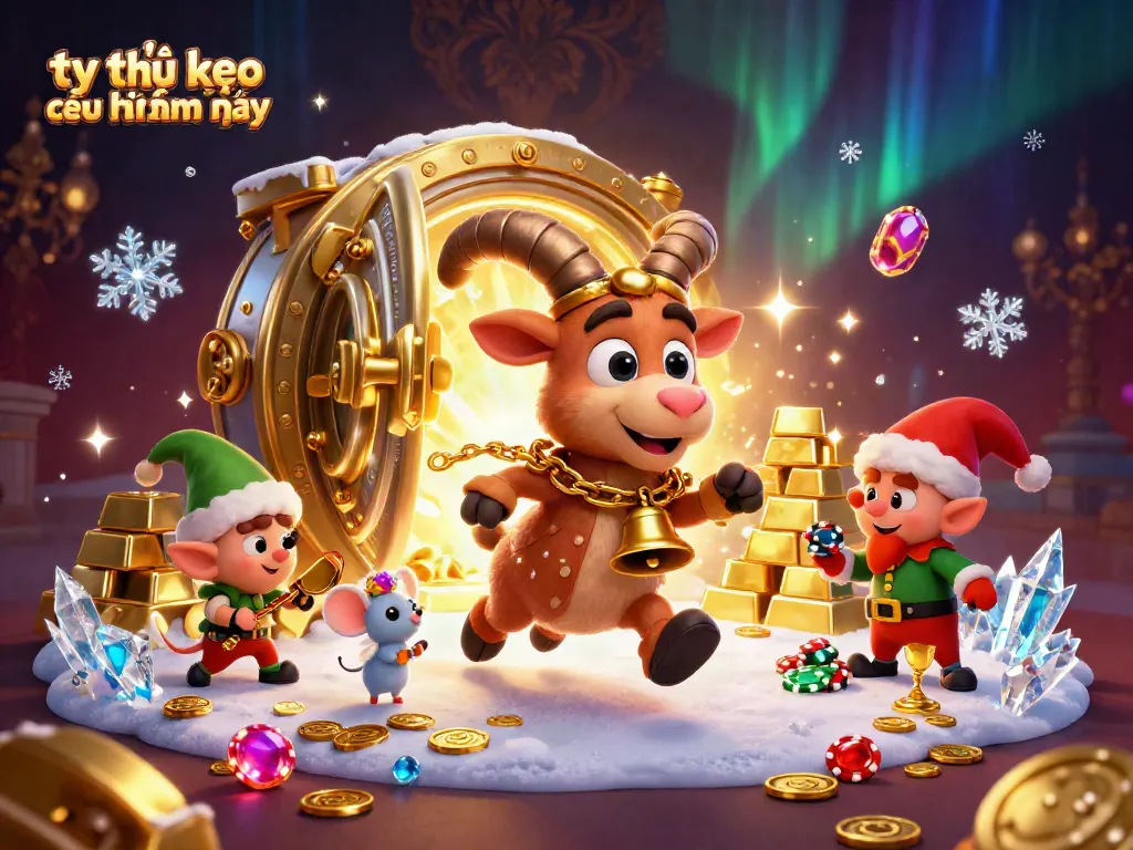 Engage in tỷ lệ kèo nhà cái hôm nay with lively casino action featuring a festive Krampus, angel mouse, and mischievous gremlins.
