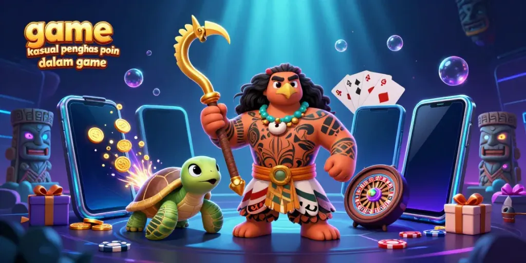 Menangkan poin dalam game dengan game kasual penghasil poin yang menarik dan menyenangkan.