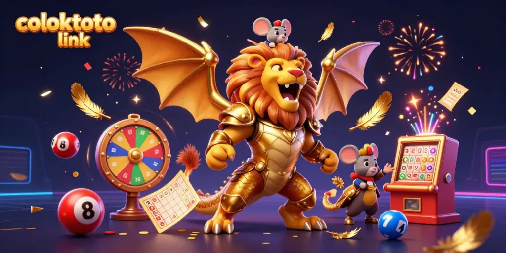 Experience thrilling gameplay with coloktoto link, featuring colorful lottery elements and dynamic characters.
