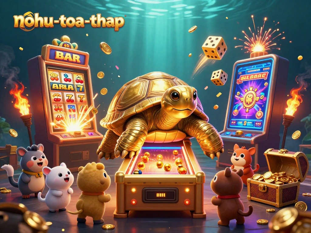 Engage with nohu-toa-thap's vivid 3D slot games featuring golden tortoise and bursting jackpots.