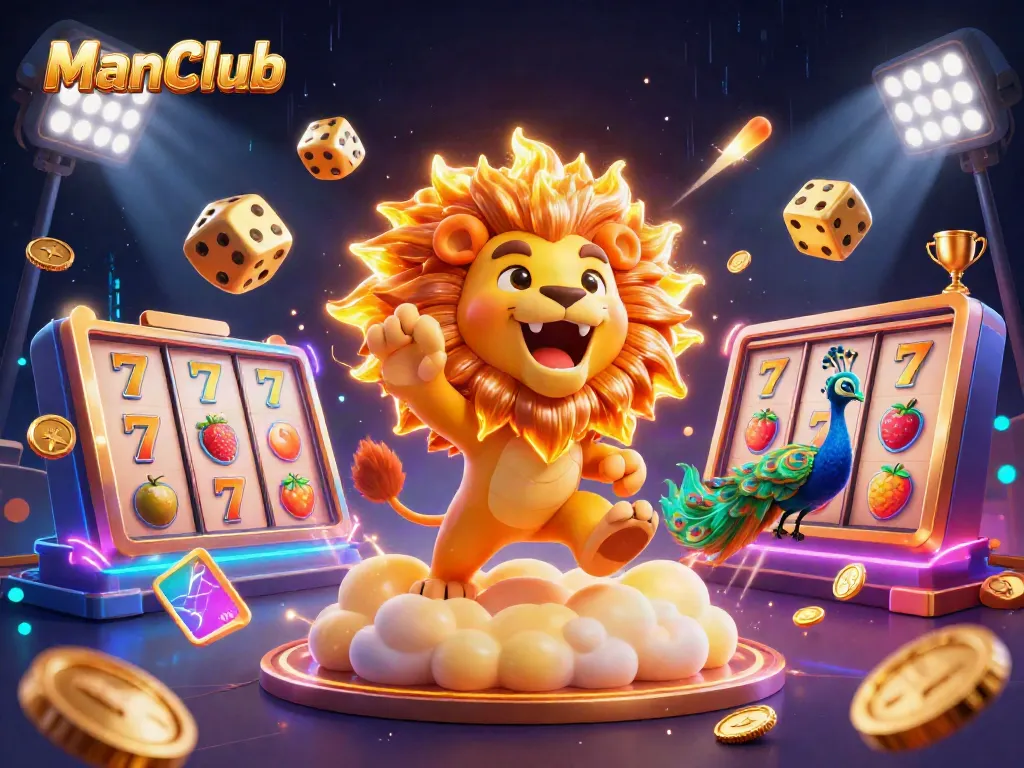 Experience winning thrills at ManClub with 3D characters and dynamic casino elements.
