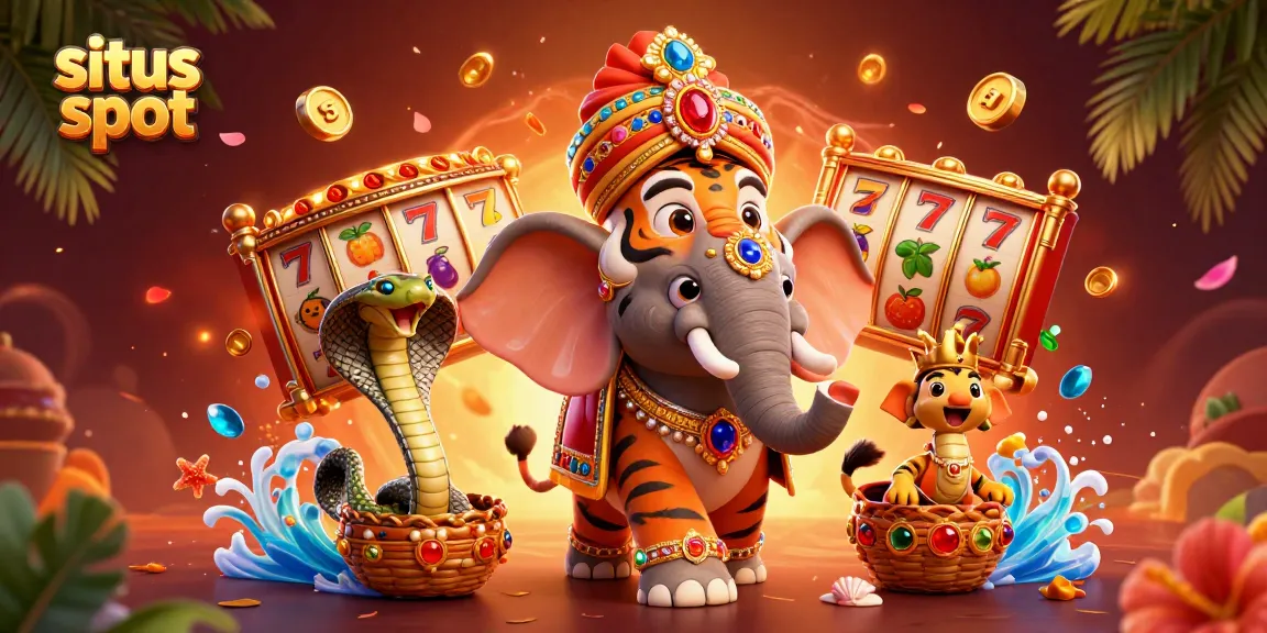 Permainan slot gacor situs slot dengan harimau maharaja dan gajah bertatah permata