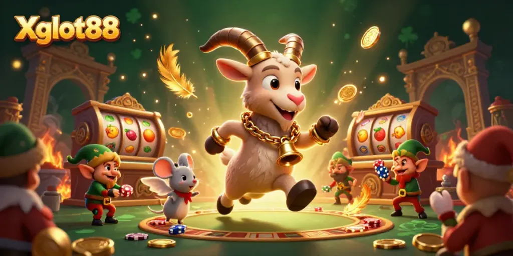 Temukan keseruan bermain di Xgslot88 dengan suasana kasino horor yang meriah dan karakter 3D yang unik.