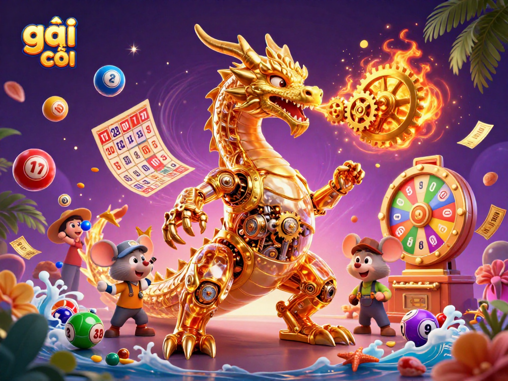 Gái gọi tham gia trò chơi xổ số với những trái bóng nhiều màu sắc bay quanh.