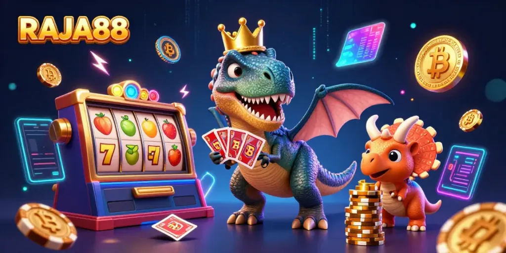 RAJA88 menawarkan pengalaman bermain slot yang menarik dengan karakter unik dan elemen permainan yang kaya.