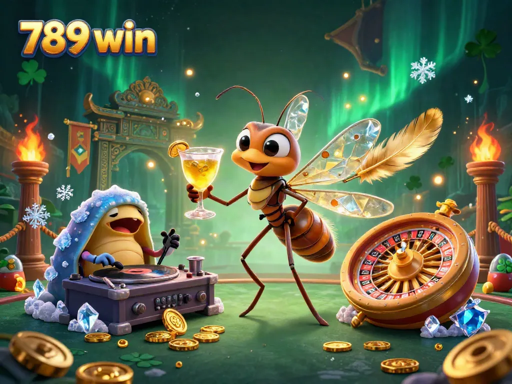 Experience thrilling gameplay with 789 win in an engaging casino scene featuring unique characters.