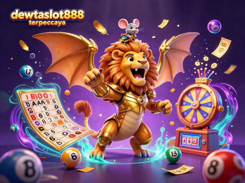 Bermain di dewataslot888 terpercaya dengan karakter chimera dan banyak elemen kasino menarik.