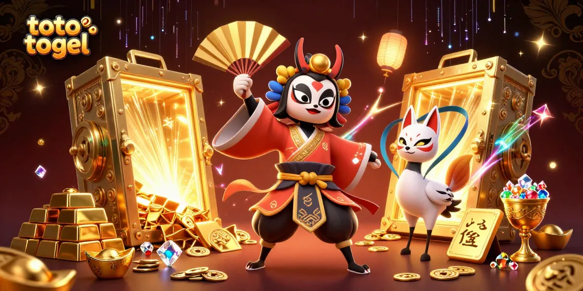 Play and win on toto togel with exciting lottery dynamics and vibrant casino-themed illustrations.