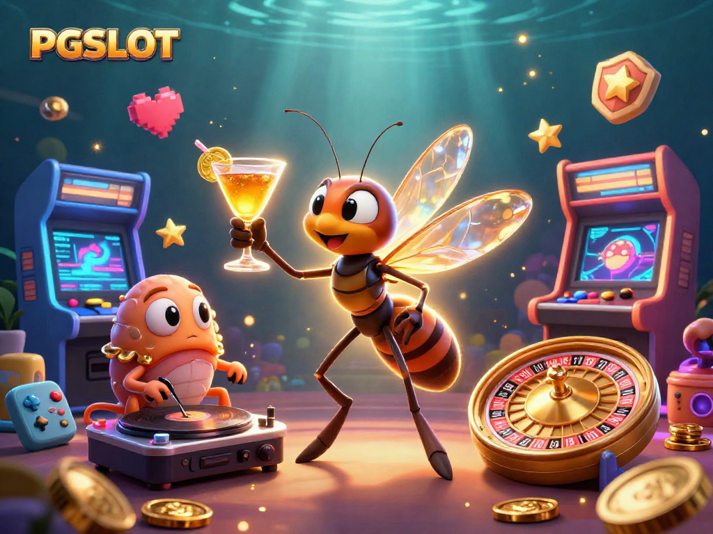 Experience thrilling wins with PGSLOT at dynamic casino games featuring vibrant characters.
