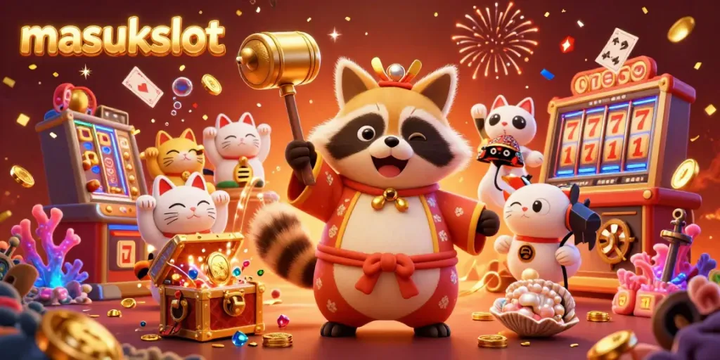Masukslot menghadirkan kegembiraan dengan tanuki dan kucing hoki, siap memberikan kemenangan dan hadiah menarik.