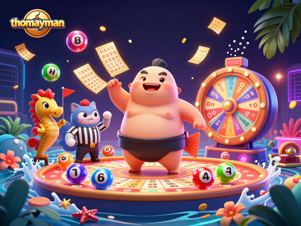 Experience thrilling jackpot gaming action at thomayman with vibrant visuals and exciting characters.