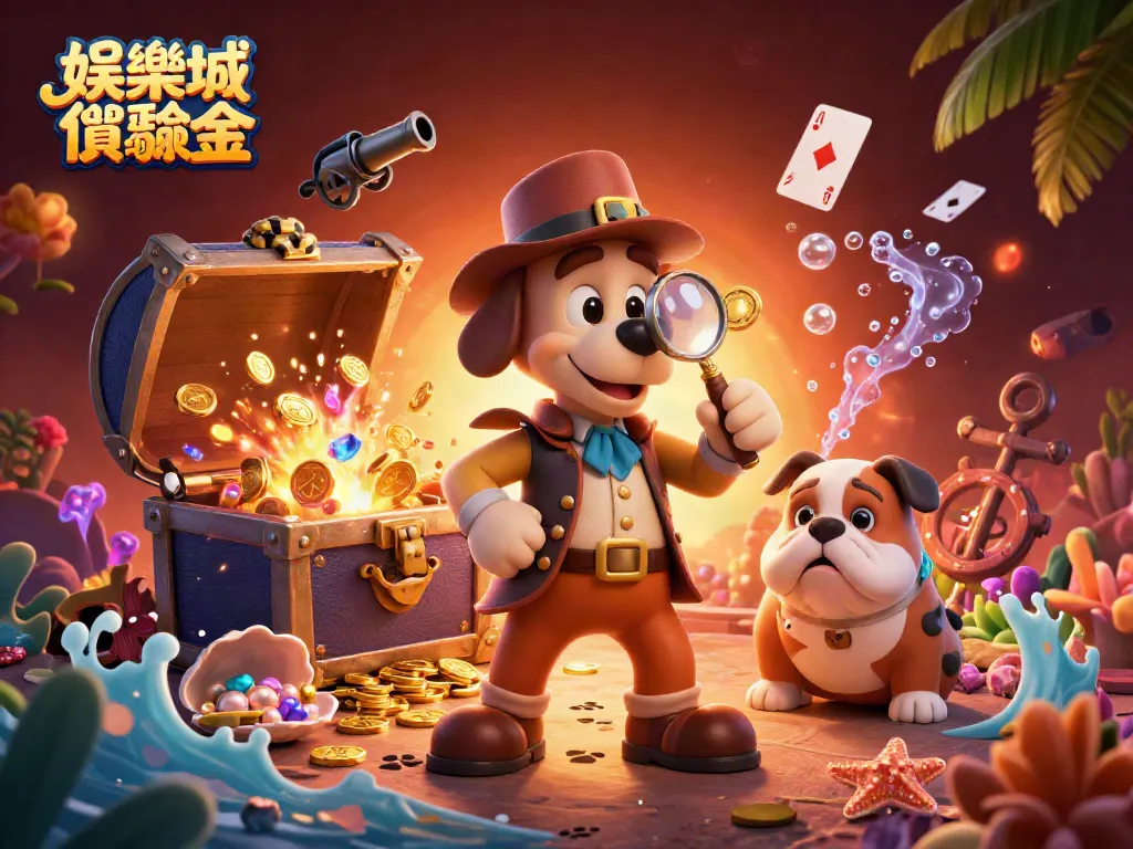 享受娱乐场体验金的乐趣,血狮犬侦探与伙伴共同寻觅宝藏。